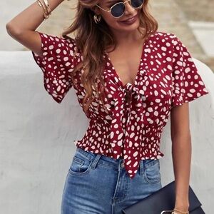 Shein Polka Dot Blouse